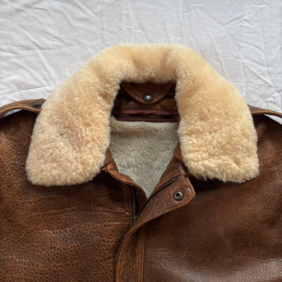 【90s】vintage G-1 レザー フライトジャケット 3way 本革