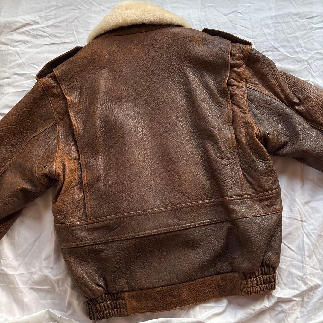 【90s】vintage G-1 レザー フライトジャケット 3way 本革