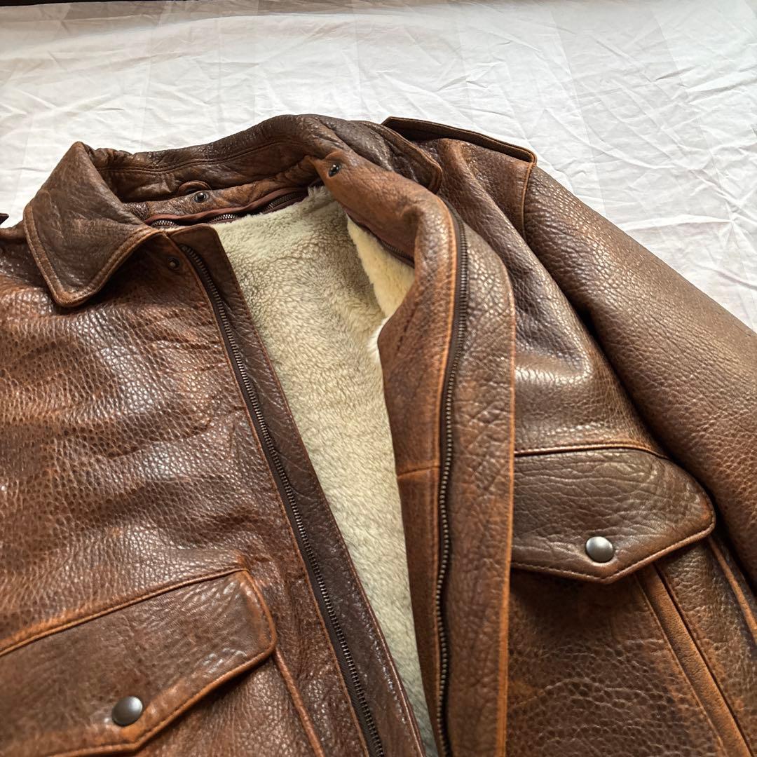 【90s】vintage G-1 レザー フライトジャケット 3way 本革