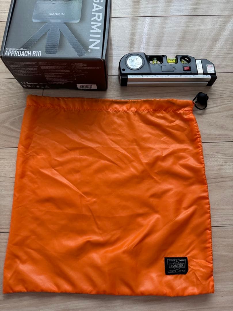 GARMIN APPROACH R10 距離計　おまけ付（水平器、保管袋)