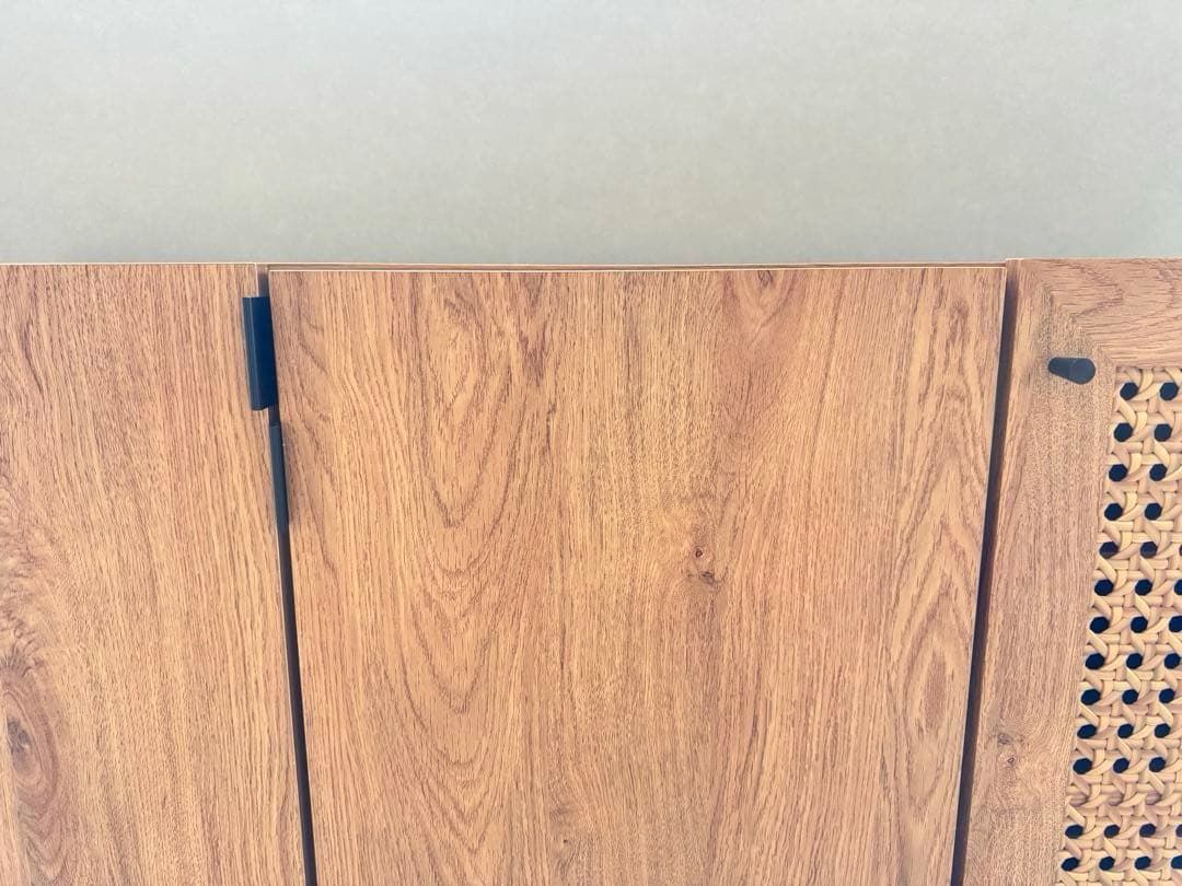 LOWYA ロウヤ　ラタン調　キャビネット　120cm