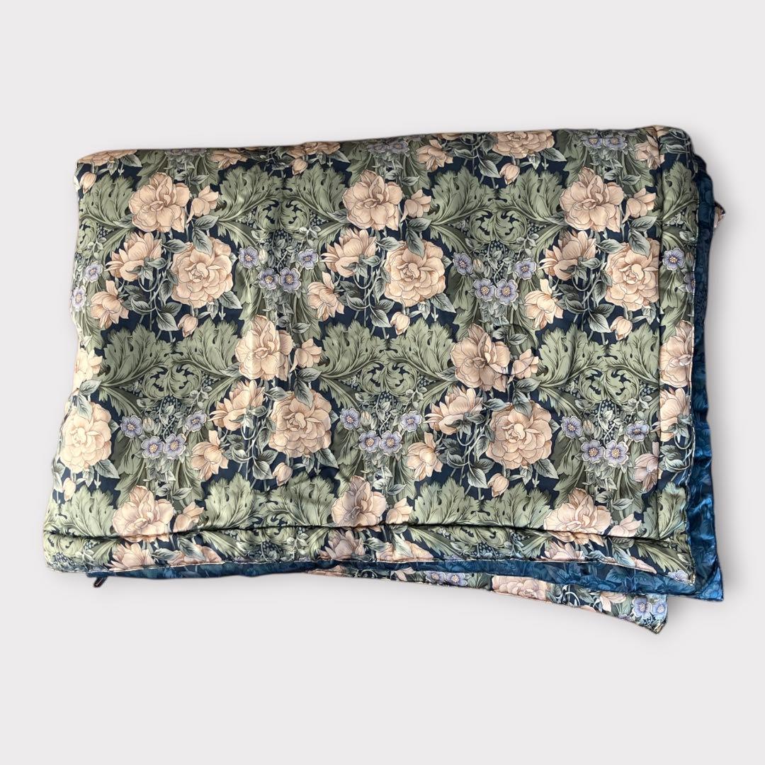 ロマンス小杉 V&A 真綿掛け布団 近江手引き真綿 絹100% 未使用品 日本製