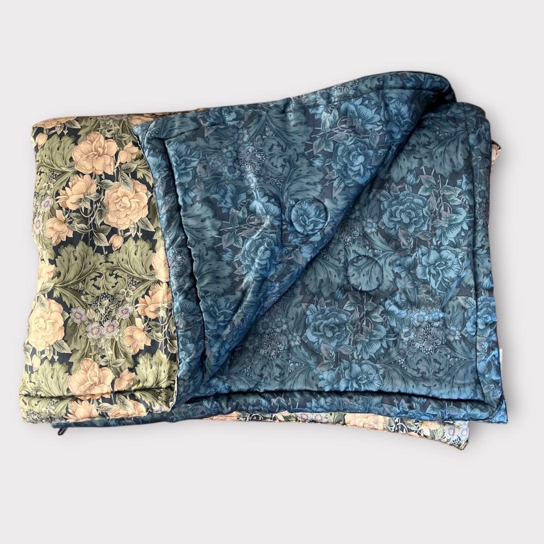 ロマンス小杉 V&A 真綿掛け布団 近江手引き真綿 絹100% 未使用品 日本製