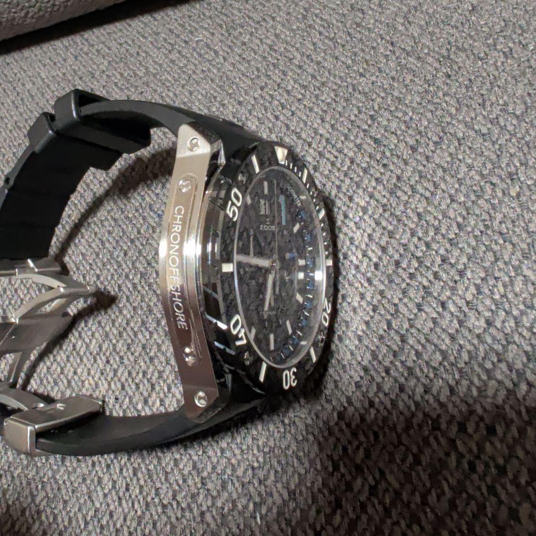 エドックス edox クロノオフショア1 クロノグラフビッグデイト