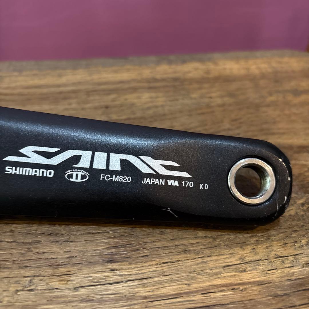 シマノ セイントFC-M820クランクセット MTB ダウンヒル 中古品
