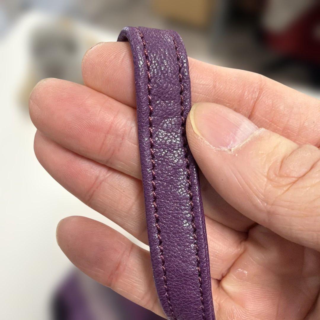 IBIZA　パープル系パッチワーク　ワニ革　ミニショルダー　美品！