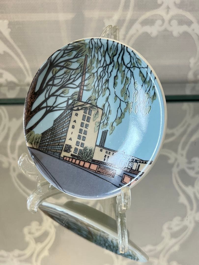 【pupu①希少　アラビア　工場見学　ファクトリー　ビジット　プレート】