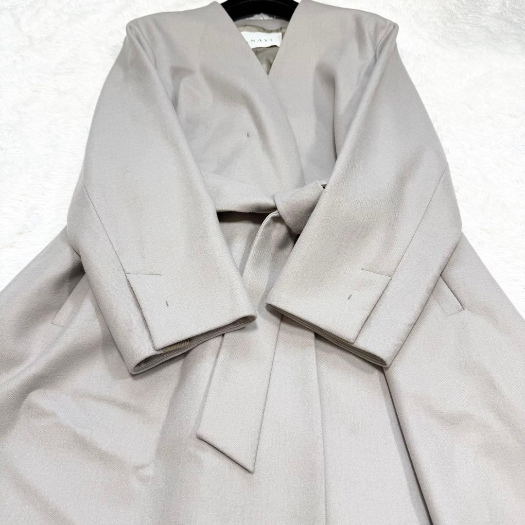 【美品✨】アナイ　スーパー120サキソニーノーカラーコート　38