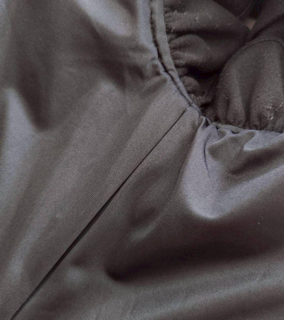 hue day to evening FRILL SLEEVE GILET ジレ