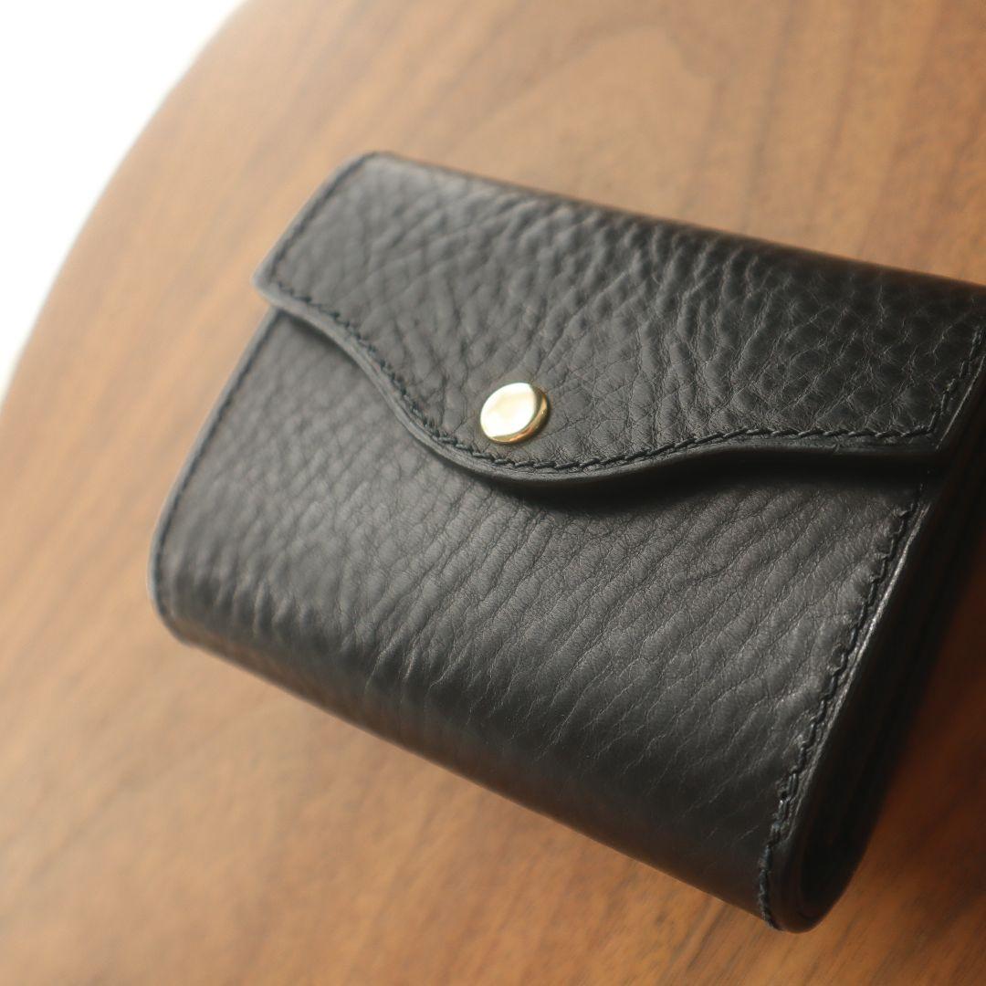 【よーし】三つ折り財布　アマゾニアブラック