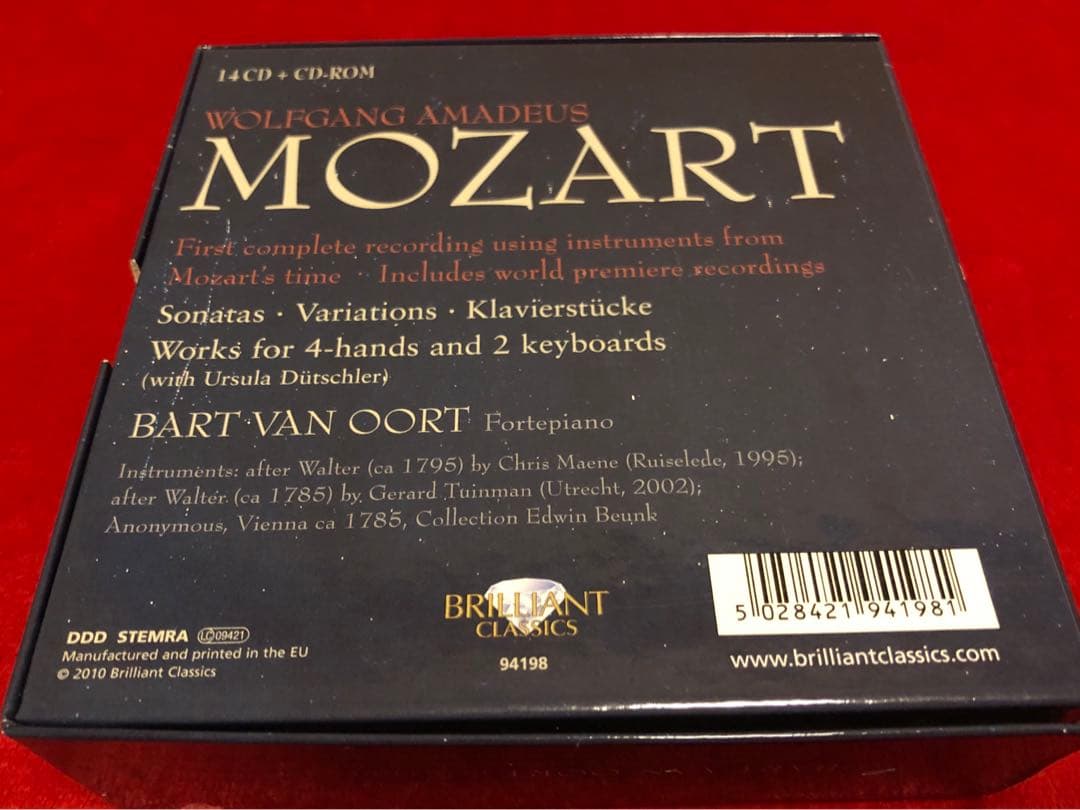 クラシック MOZART COMPLETE KEYBOARD WORKS