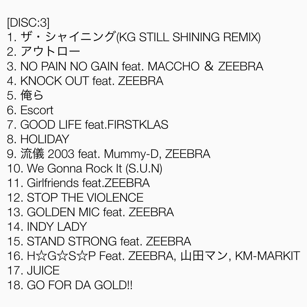 邦楽 Zeebra 100 Feat.~25th Anniversary Box~
