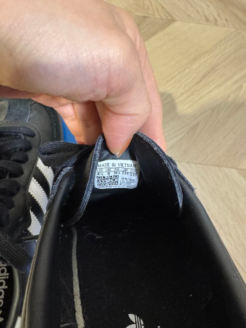 adidas Originals SAMBA OG スニーカー ブラックホワイト