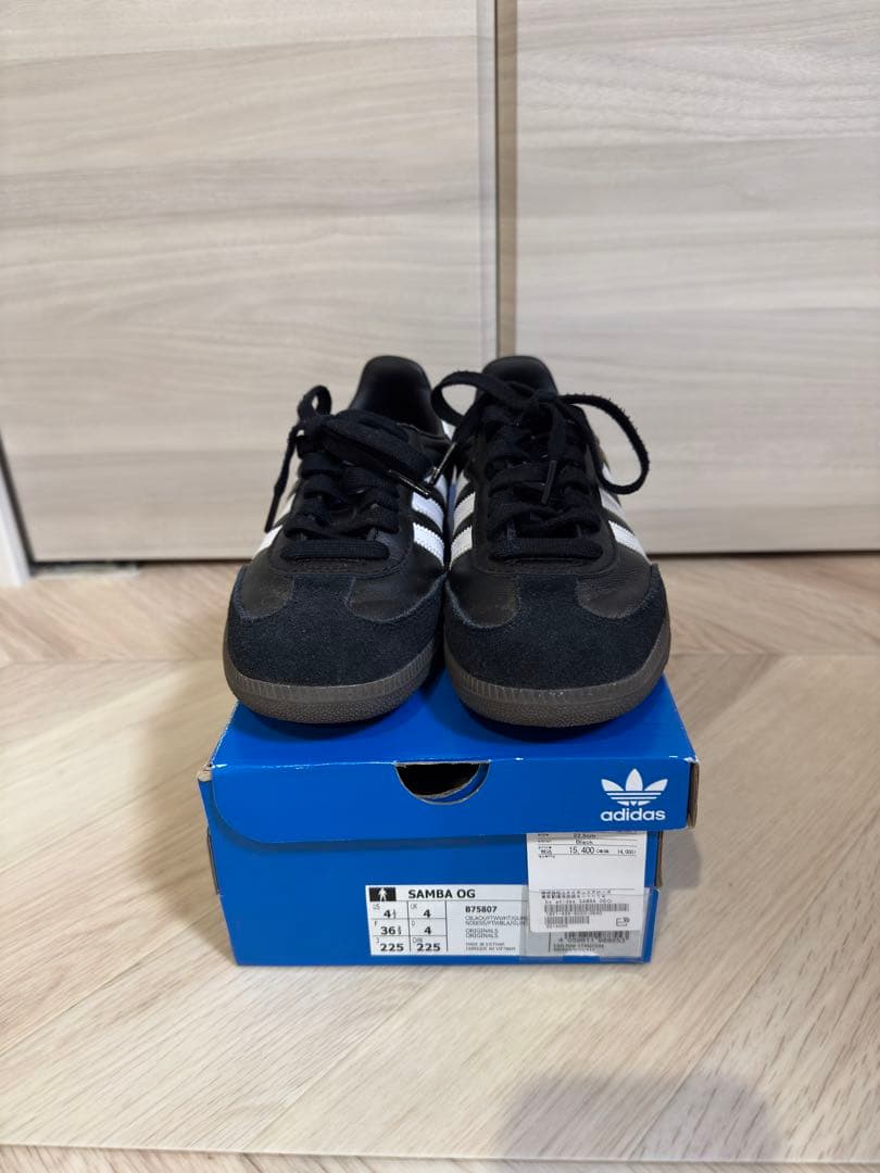 adidas Originals SAMBA OG スニーカー ブラックホワイト