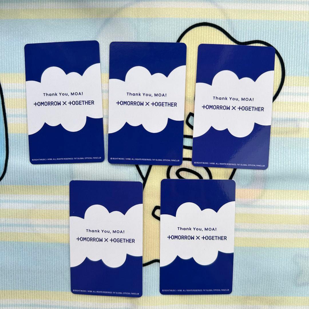 TXT HAPPY TOGETHER QUIZ クイズ 当選品 トレカ 5枚