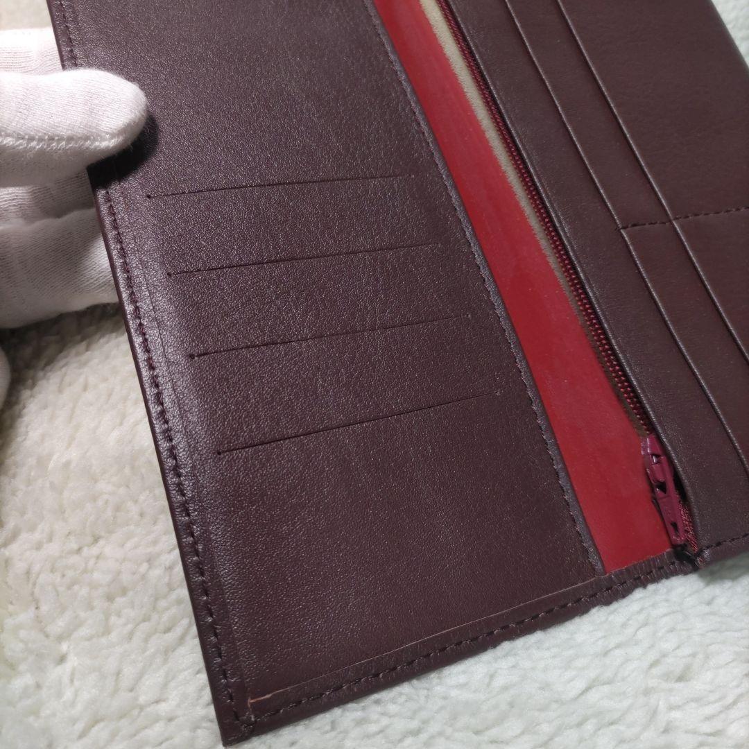 皇居　皇室　限定　長財布　折り財布　本革　こげ茶