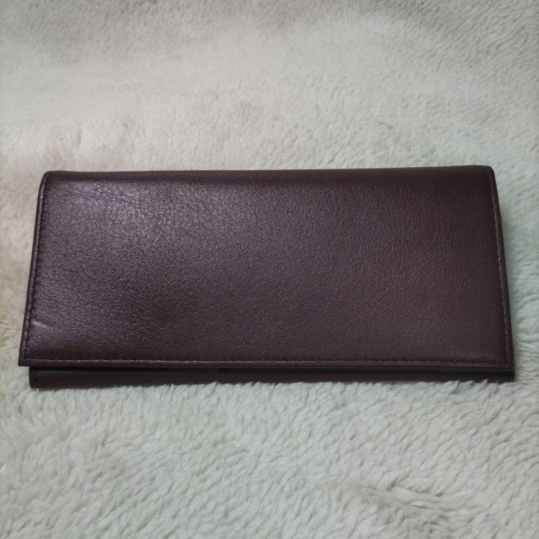皇居　皇室　限定　長財布　折り財布　本革　こげ茶