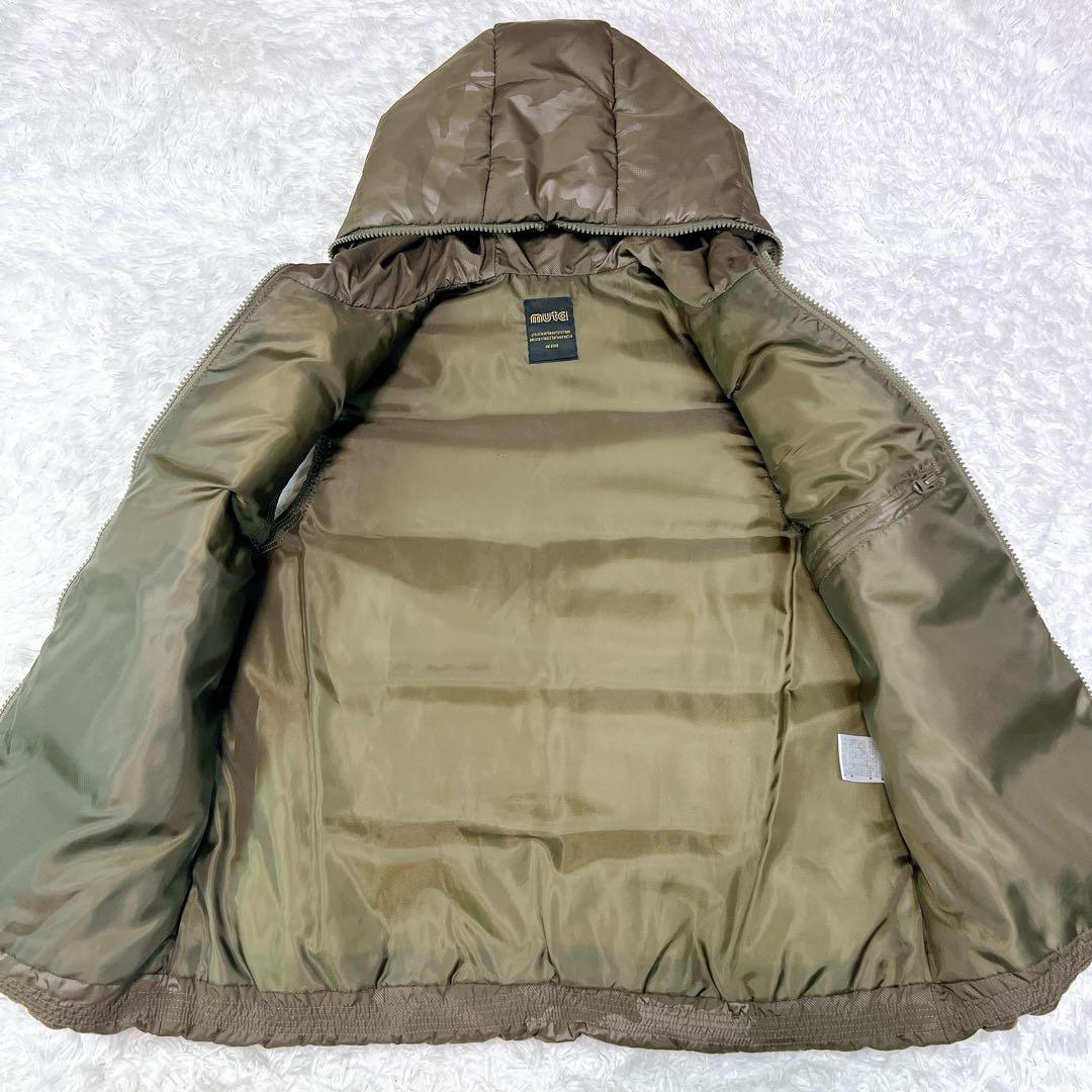 新品・未使用✨ムータマリン ダウンベスト カモフラ カーキ M