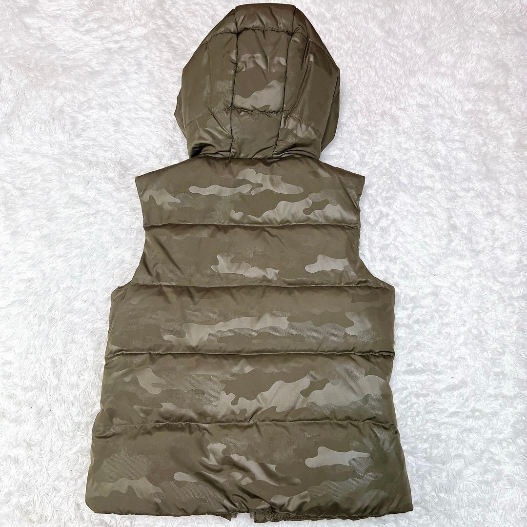 新品・未使用✨ムータマリン ダウンベスト カモフラ カーキ M