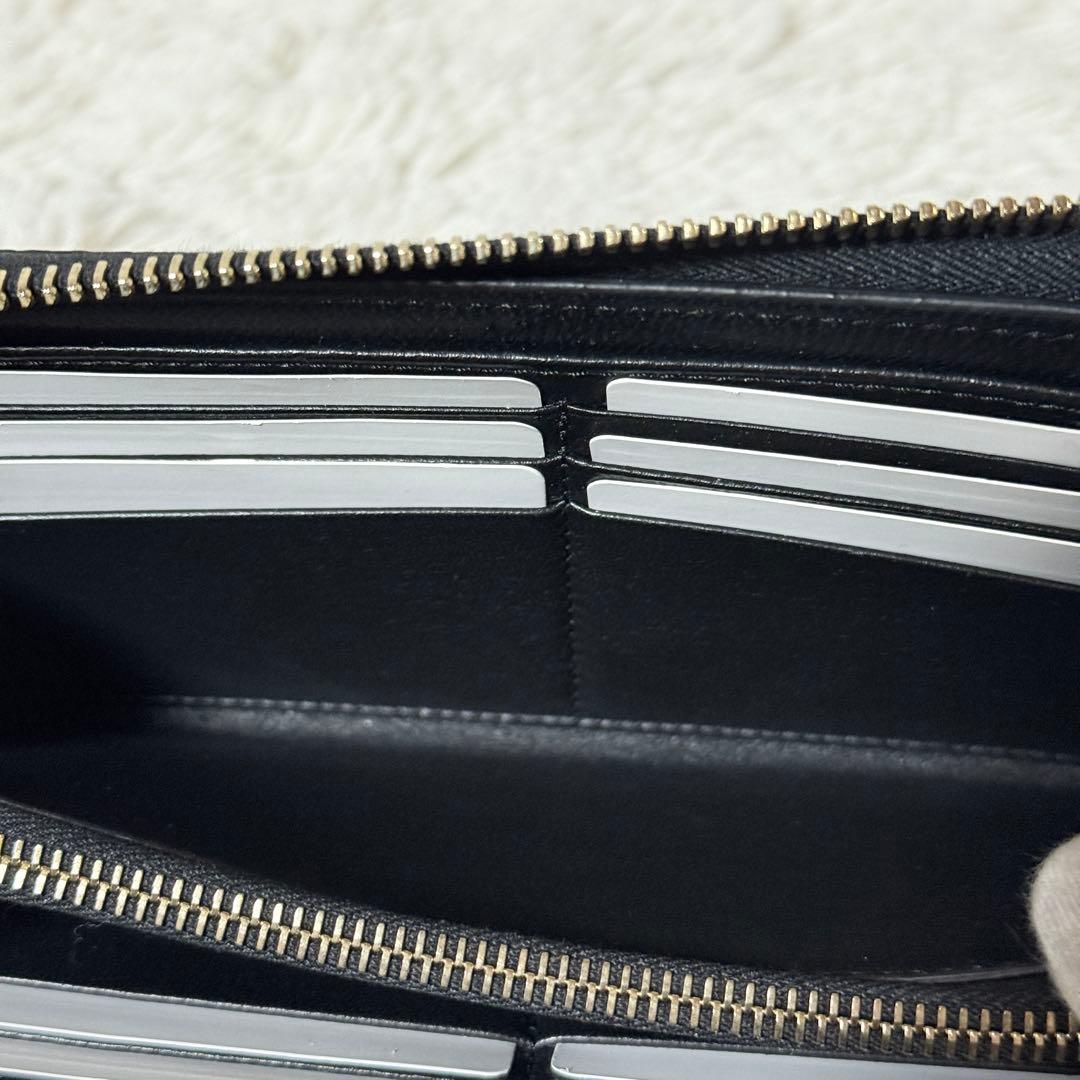 未使用✨Chloe クロエ アルファベット レザー　ロングウォレット ブラック