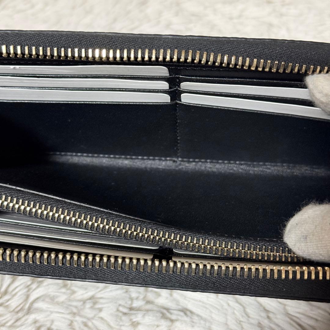 未使用✨Chloe クロエ アルファベット レザー　ロングウォレット ブラック
