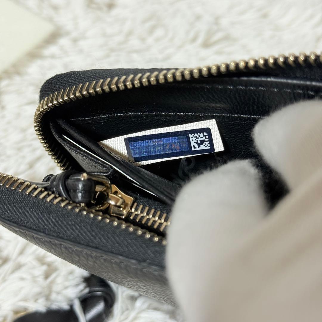 未使用✨Chloe クロエ アルファベット レザー　ロングウォレット ブラック