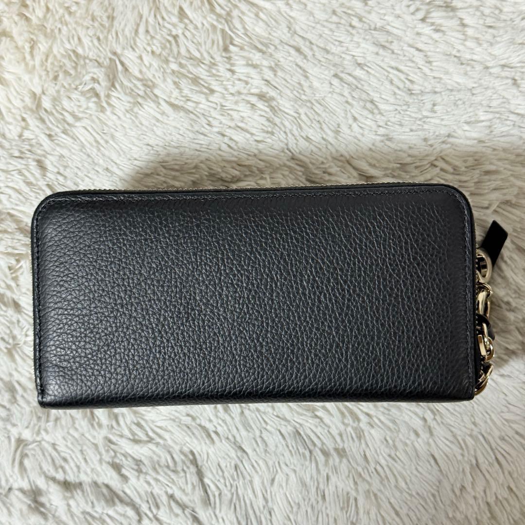 未使用✨Chloe クロエ アルファベット レザー　ロングウォレット ブラック