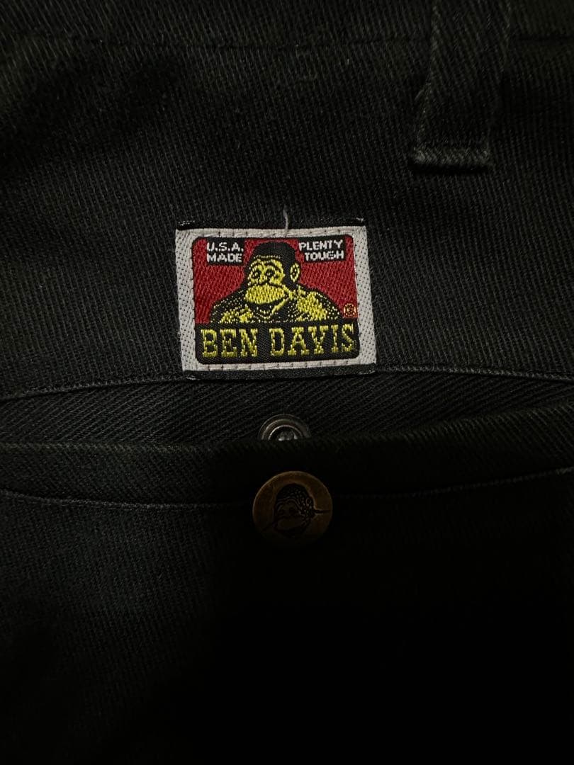雰囲気系 90s BEN DAVIS フリスコパンツ 黒 ワークパンツ W30