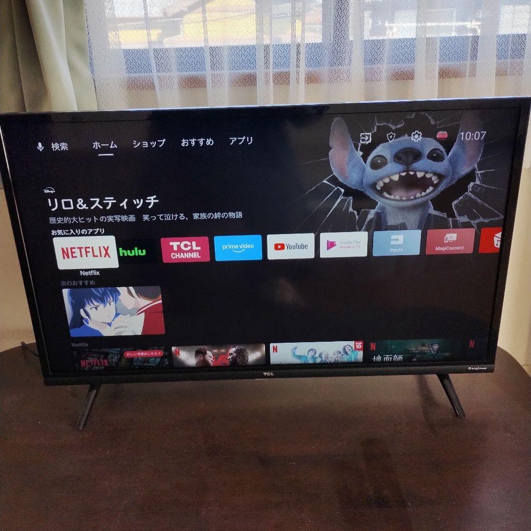 TCL 32S52E 32インチ チューナーレステレビ　2022年製