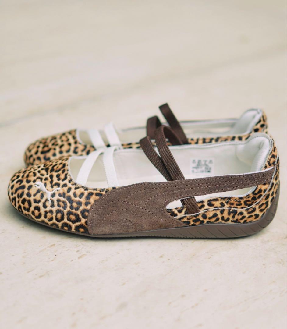 Puma ヒョウ柄 バレエシューズ 24.5cm