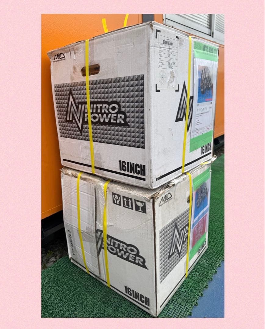 ナイトロパワー 未使用展示品 16インチ 5穴 PCD114.3 値下げ×