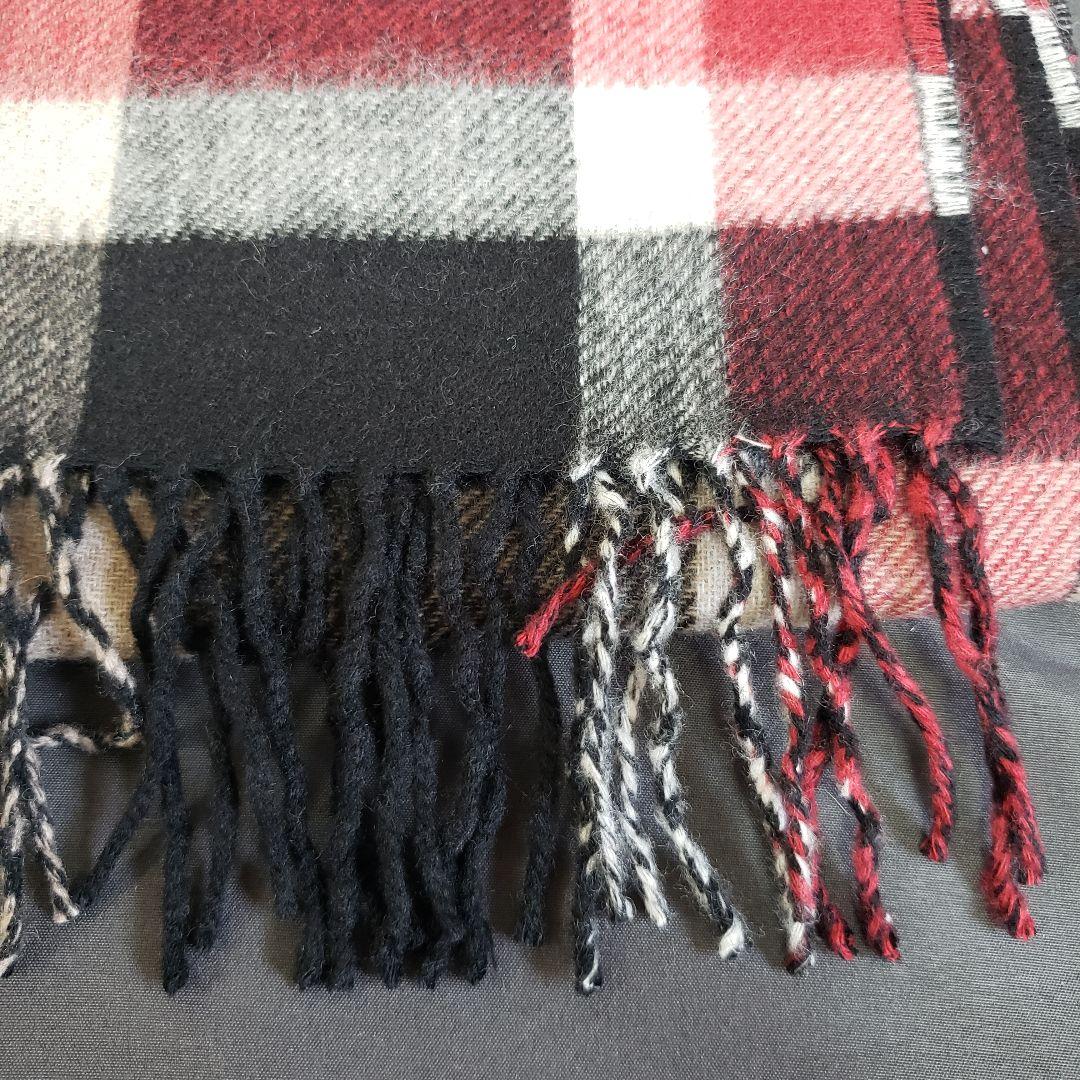 【らりるれろーる】ブルーレーベルクレストブリッジ　カシミヤ100％マフラー