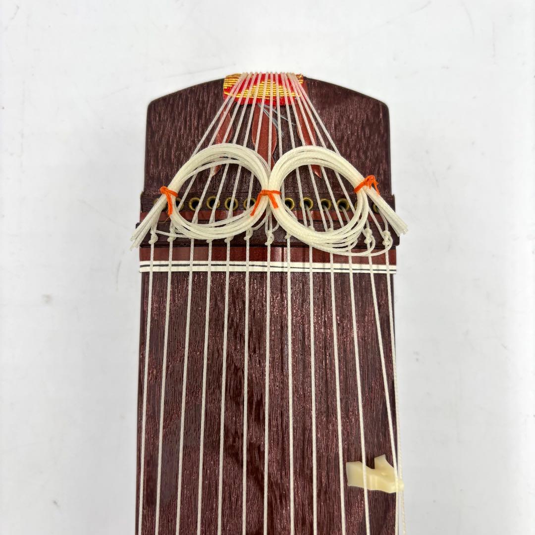 極美品　和楽器 お琴　13弦 木製 インテリア　付属品有ミニ琴　短琴