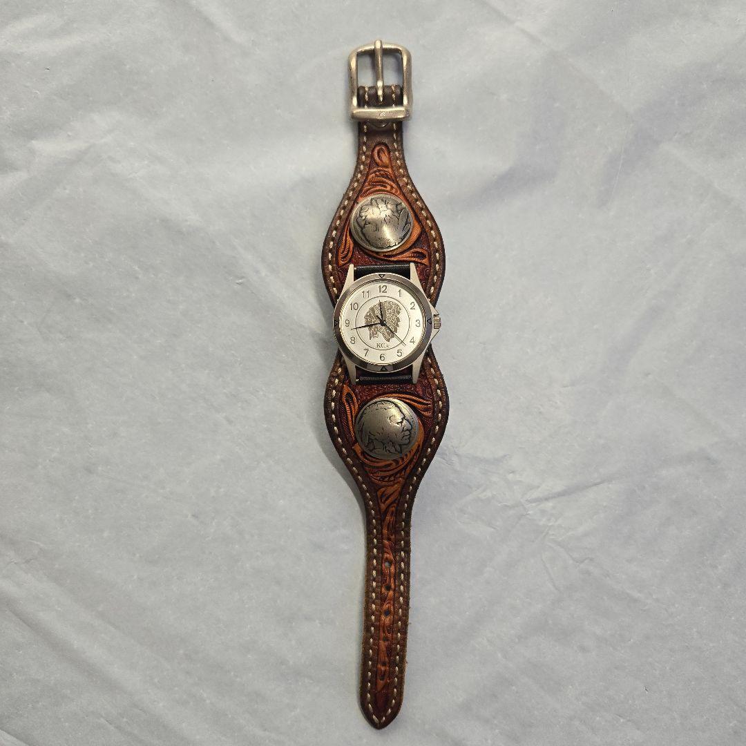 KC,s ケイシイズ　時計　ウォッチブレス　　クラフト　牛皮革腕時計