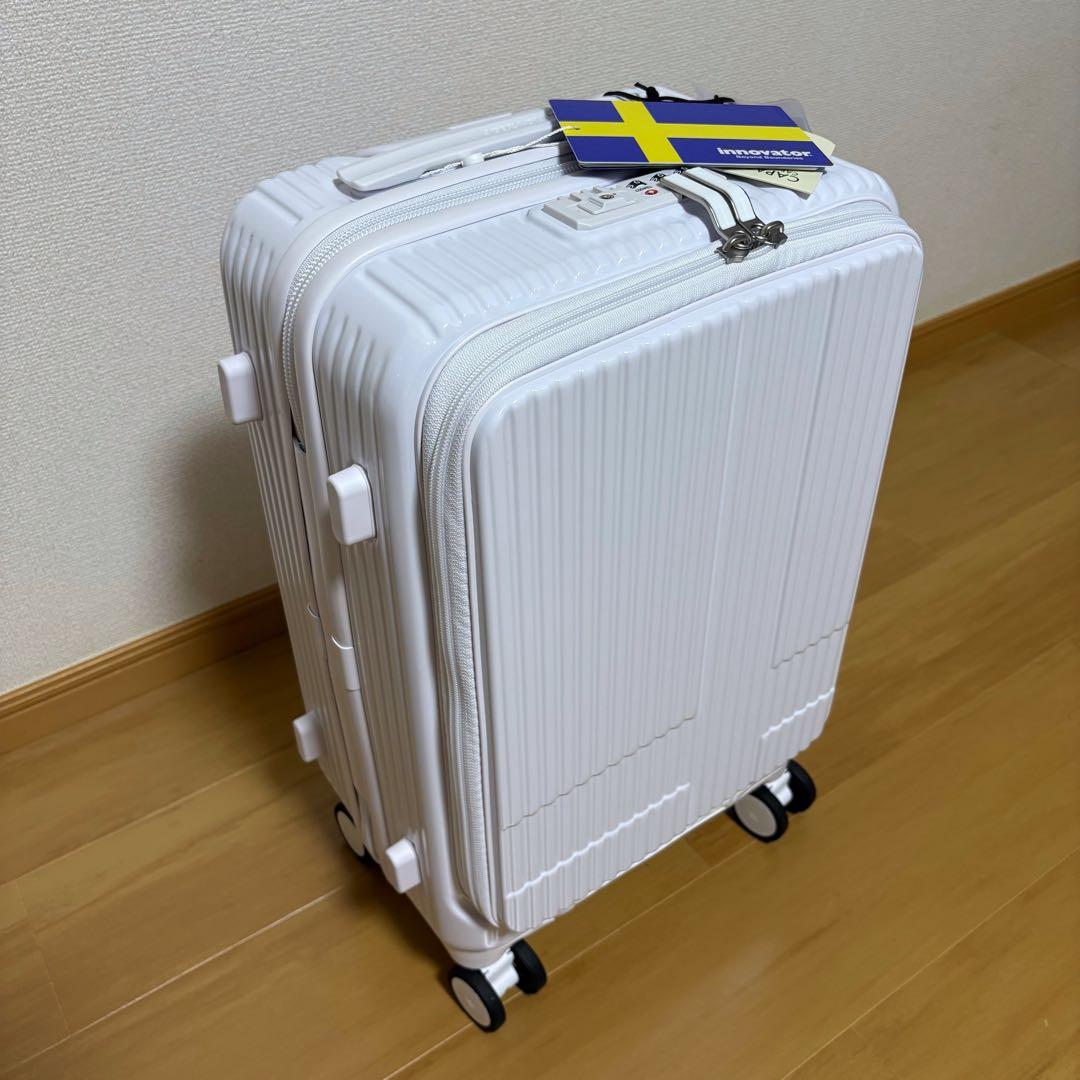 【未使用】INV50 スノーホワイト 鏡面 38L 機内持込可 イノベーター