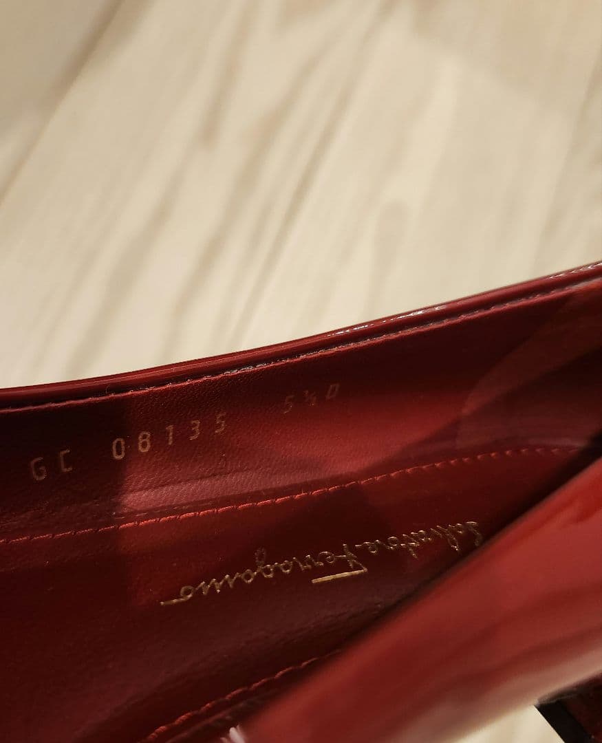 フェラガモ　フラット　ボルドー　5 1/2