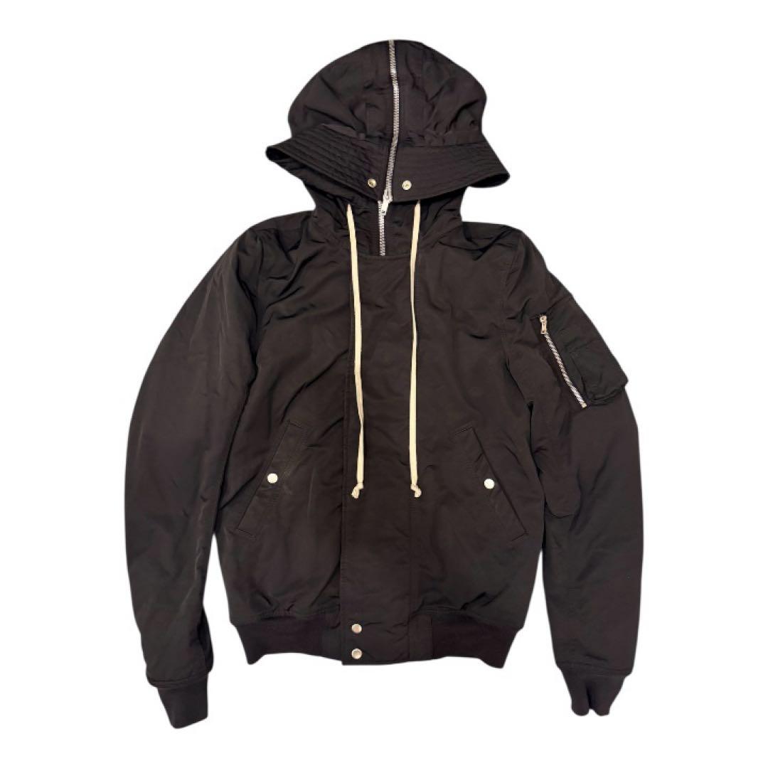Rick Owens DRKSHDW ボンバー ジャケット フード フライト