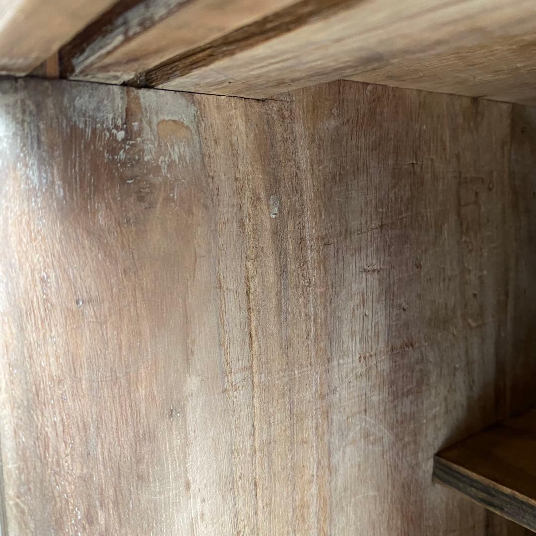 ヴィンテージ 箪笥 チェスト テレビ台 桐 杉 無塗装 昭和レトロ z434