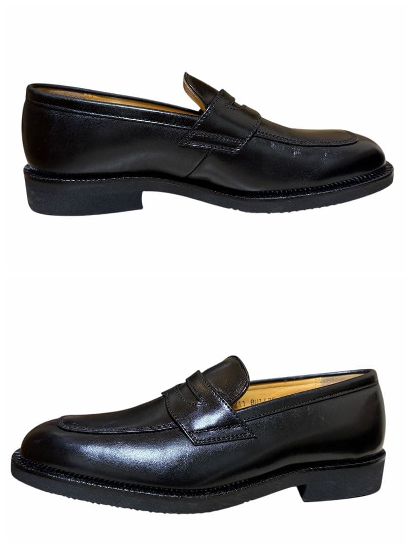 BURBERRY LONDON バーバリー ローファー ノバチェック レザー