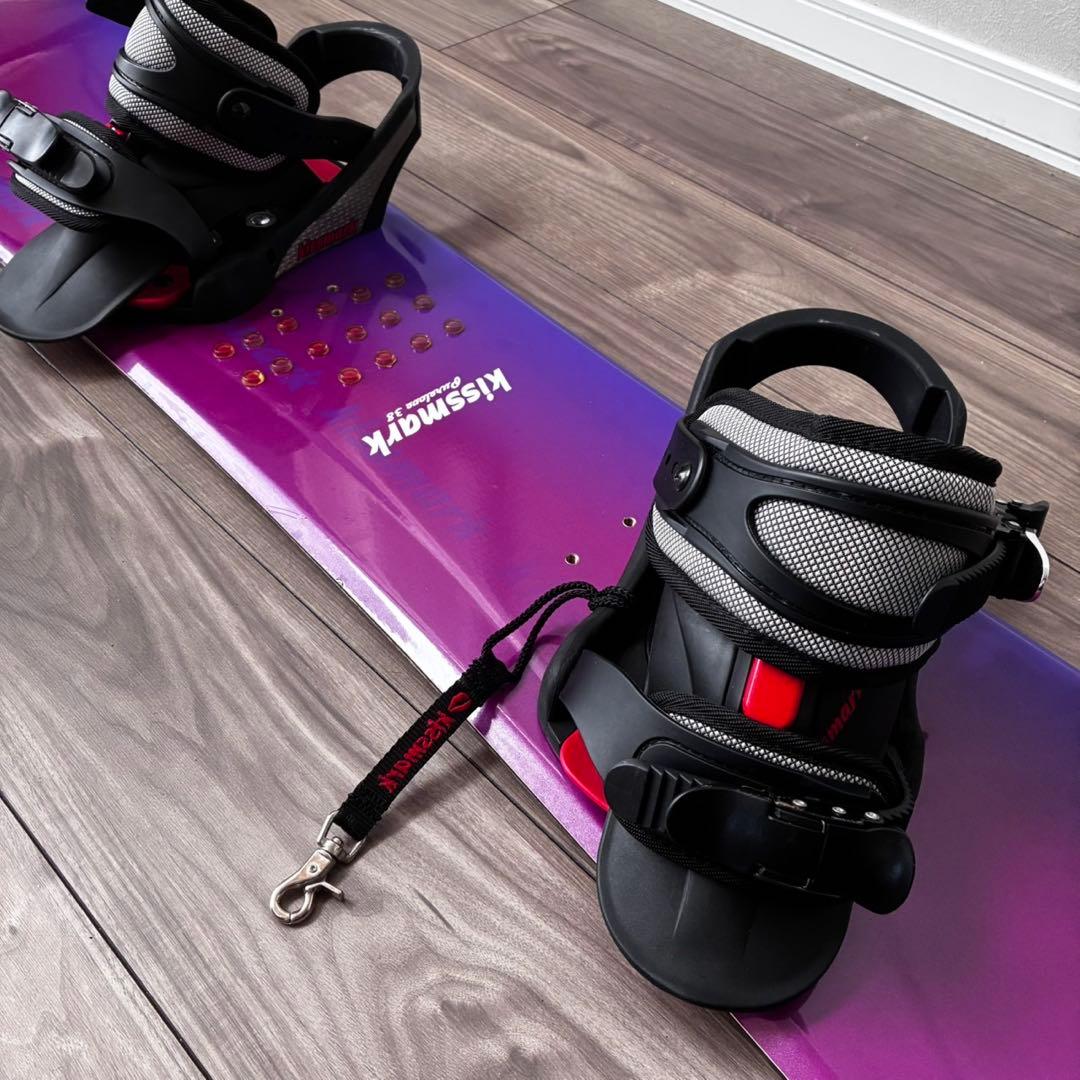 KISSMARK キスマーク　スノーボード/ビンディング　136㎝　ケース付