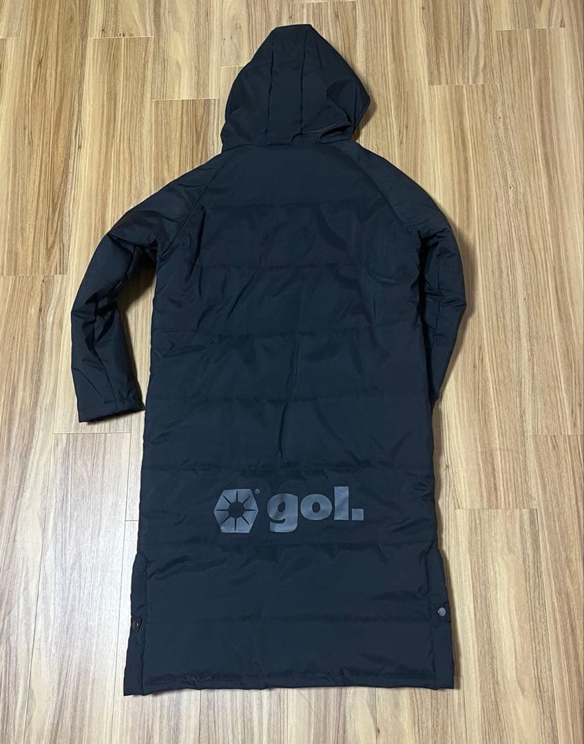 【美品】gol. ベンチコート ロングコート BLACK フリーサイズ