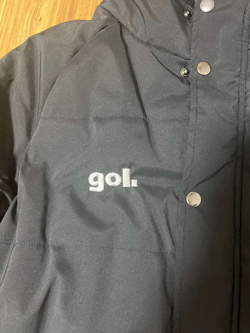 【美品】gol. ベンチコート ロングコート BLACK フリーサイズ