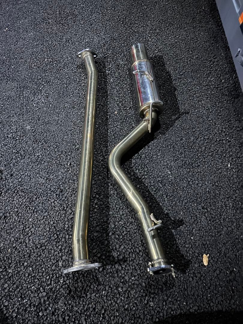 ZN6/ZC6/GR86ロッソモデロ 競技用マフラー　一本だし　中間セット