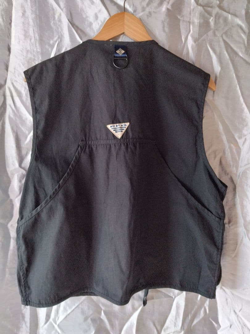 Columbia フィッシングベスト 黒 sizeM