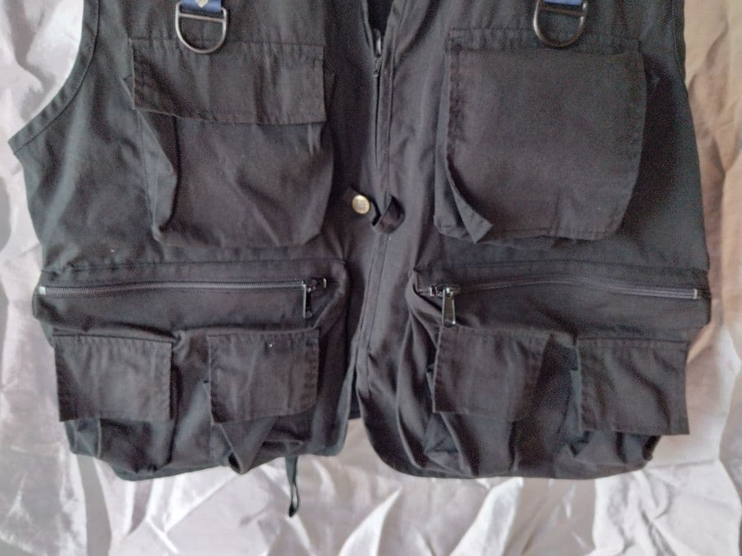 Columbia フィッシングベスト 黒 sizeM