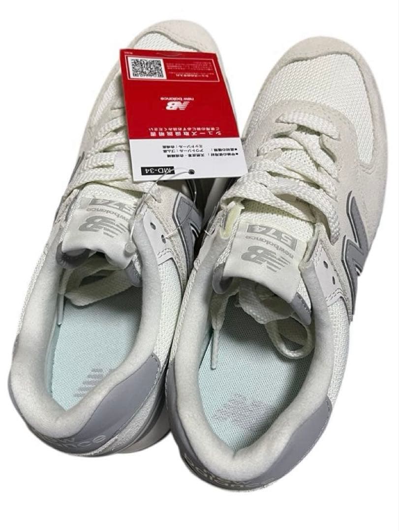 ニューバランス　574 厚底　WL574ZJP ホワイト　25.0 新品