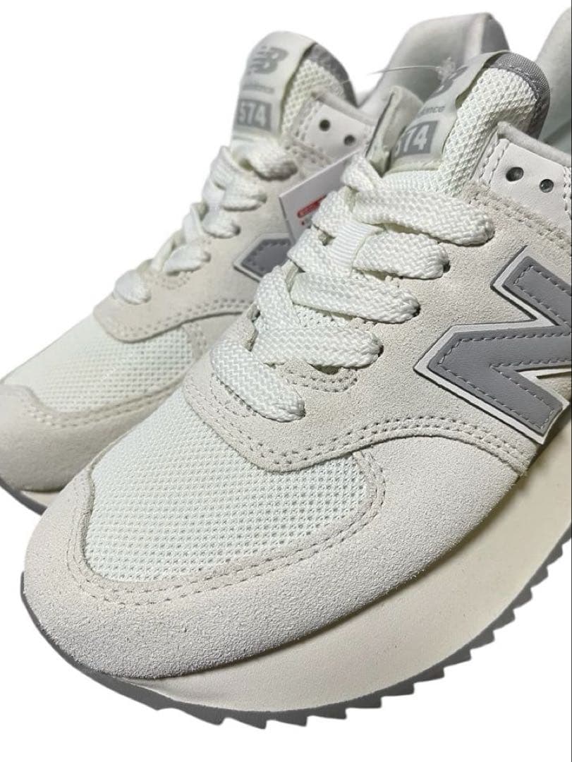ニューバランス　574 厚底　WL574ZJP ホワイト　25.0 新品