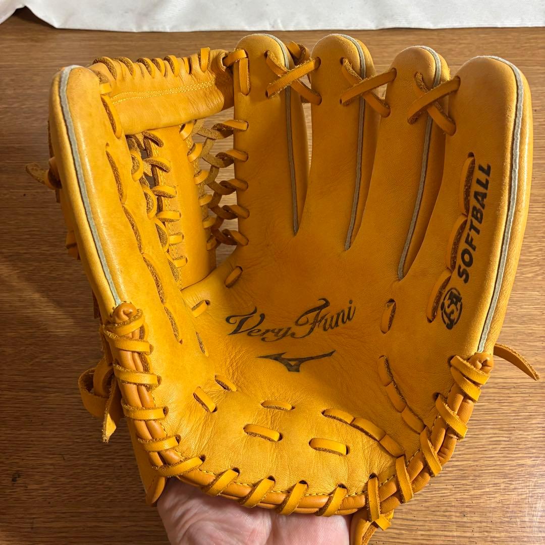 ミズノ ベリフニ 一般軟式 グローブ グラブ 内野手 極美品