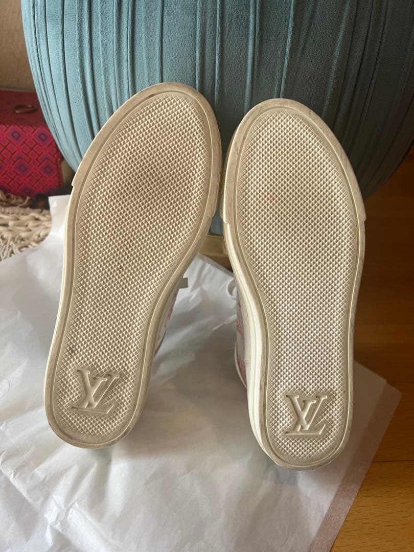 LOUIS VUITTON スニーカー　ステラーライン　ピンクモノグラム