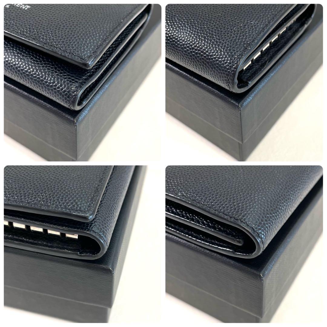 極美品　サンローラン　キーケース　付属品　黒　人気　レザー